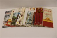 COLLECTION OF ASSORTED SHELL ROAD MAPS