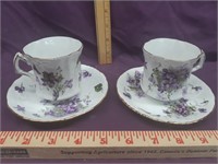 Hammersley & Co. Tea Cup and Saucer x2