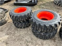 4-New 12-16.5 Tires & Rims