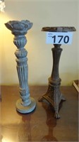 (2) Tall Candle Holders
