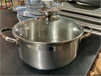 Rohe Germany lidded stainless steel pot 18/10