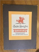 Frederic Remington's "Buckskins" 8 Prints