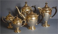Paramount Du Barry silver plated tea & coffee set