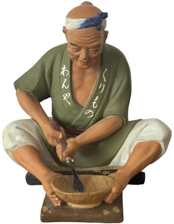 Hakata Urasaki Dolls Clay Figurine