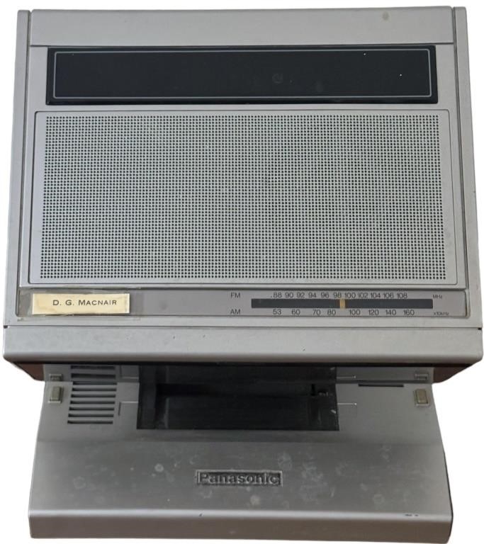 Vintage Panasonic BiSider TV/Radio
