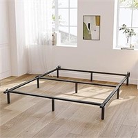 Ziyoo Full Size Bed Frame, 7 Inch Low To Ground,