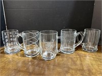 Etched Glass Mugs
