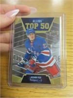 Adam Fox Top 50 Allure UD card