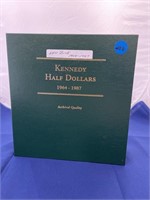 New Kennedy Book Half Dollar 1964-87