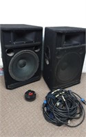 2 haut-parleurs Wharfedale Pro EVP-S15
