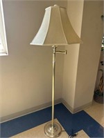 Modern brass Floor lamp 55"h to socket