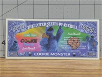 Cookie monster banknote