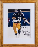 (1): Framed AUTOGRAPHED PHOTO Donnie Shell Steeler