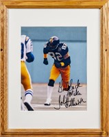 (1): Framed AUTOGRAPHED PHOTO John Stallworth Stee