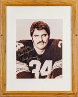 (1): Framed AUTOGRAPHED PHOTO Andy Russell #34 Ste