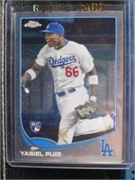 2013 TOPPS CHROME YASIEL PUIG ROOKIE CARD