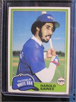 1981 TOPPS BASEBALL HAROLD BAINES ROOKIE CARD