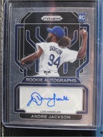 2022 PRIZM ANDRE JACKSON AUTOGRAPH ROOKIE