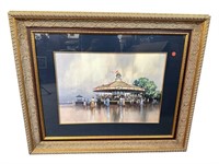 PAUL LANDRY SIGNED AND NUMBERED SEASIDE CAROUSEL