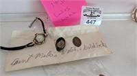 Mercury 17 Jewel Ladies wrist watch & locket