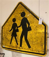 Pedestrian Crossing Street Sign