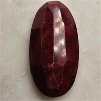 CERT 35.10 Ct Faceted African Colour Enhanced Ruby