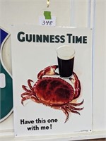 Guiness Beer Sign - 14" x 19"