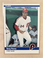 Tony Perez 1984 Fleer