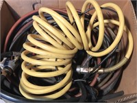 Variety of air hoses, hydraulic hoses, fuel line
