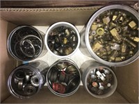 Assorted bearings, fittings, and more.