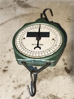 Vintage Salter Hanging Metal Weigh Scale