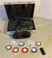 Sony PSP with 8 Games
