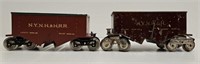 (2) Prewar Lionel Standard Gauge #116 Ballast Cars