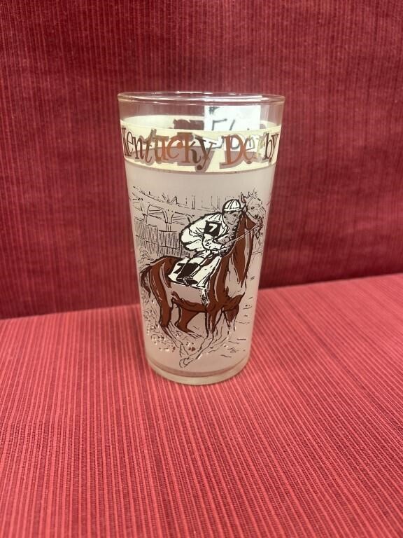 1963 Official Kentucky Derby Mint Julep Glass