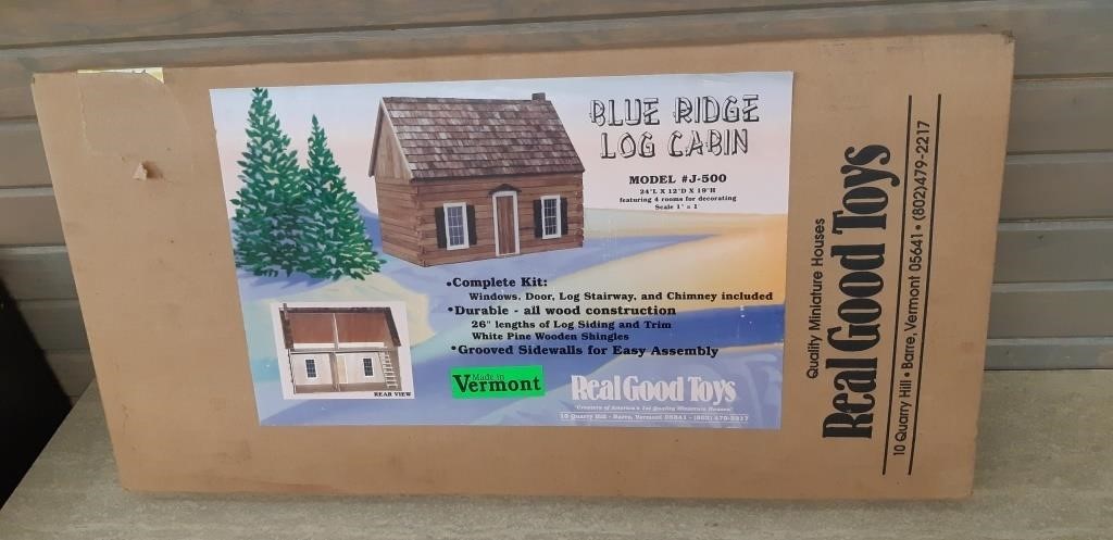 Complete Log Cabin Building Kit Model