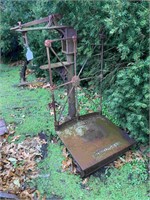 W .& T.  AVERY PLATFORM SCALES (NO WEIGHTS)