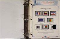 UN stamps Mint NH Flags sheets (x44) & singles