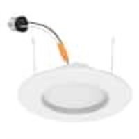 5/6 In. Integrated Led White New Construction Or