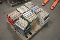 (7) Milk Crates of Vinyl Record Albums