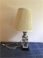 Floral Decorated Lamp with Shade