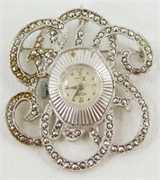 Vintage Medana Watch Brooch Pin / Pendant