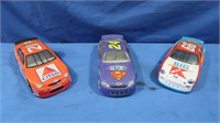 3 Nascar Diecast Cars #21, 24, 66