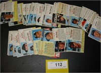 Post Cereal 1961 - 1963 Baseball Cards - 77 cards