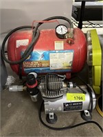 AIR TANK AND NICE AIR COMPRESSOR MORE
