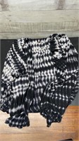 Bamboobies Black/ Grey Tie Dyed Oversize Shawl One