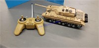 Remote control army tank