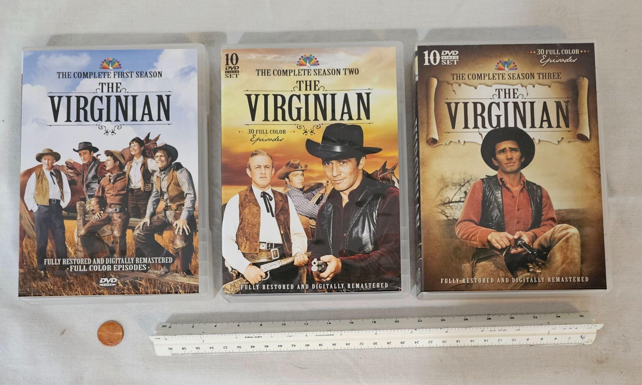 The Virginian DVD set seasons 1-3