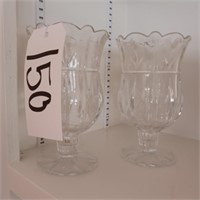 CRYSTAL CANDLE HOLDERS