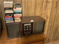 Penncrest AM/FM/ 8 track player- Works with music