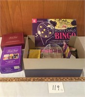 Monte Carlo bingo and two Trivial Pursuit games
